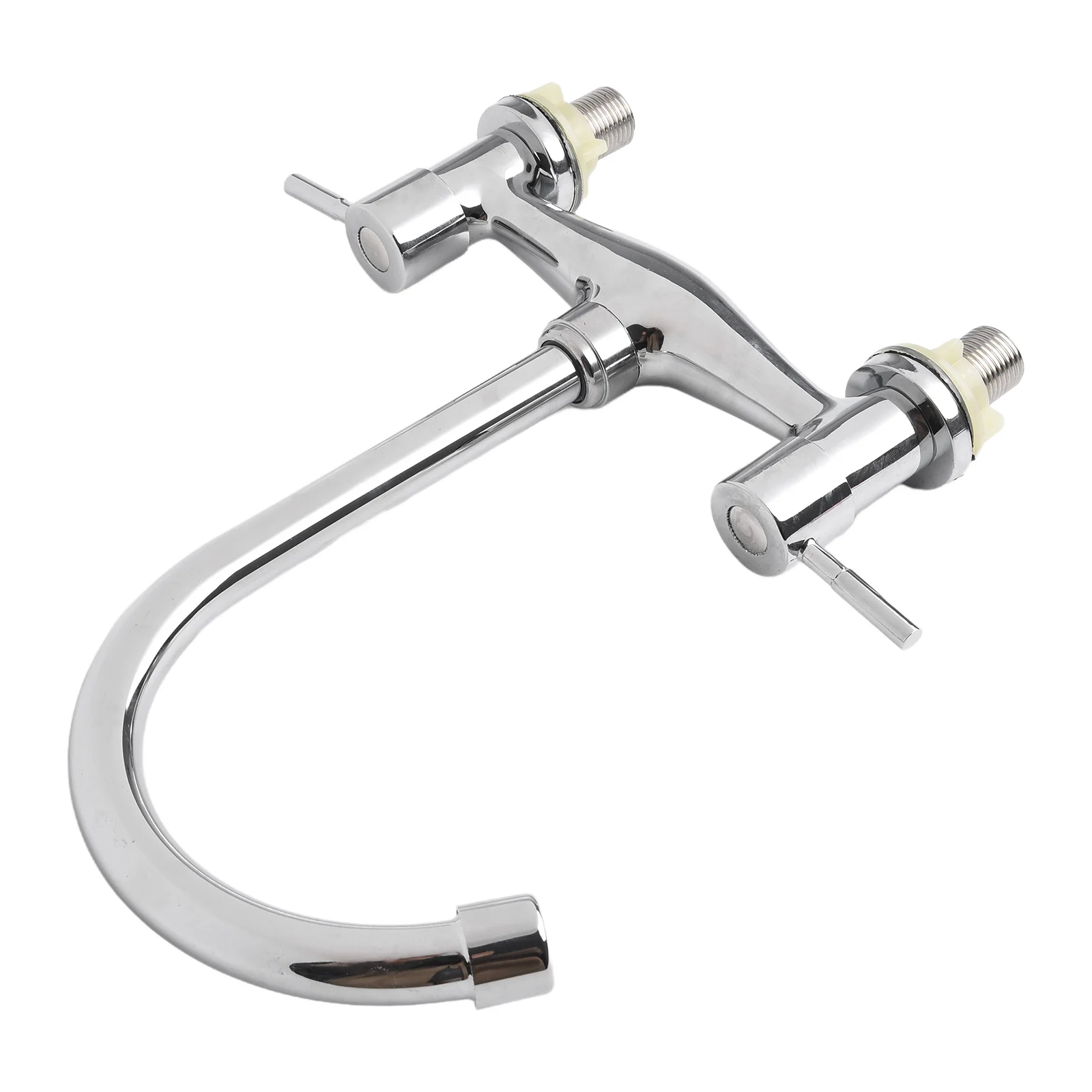 Double Lever Hole Deck Features Hot And Cold Package Contents Basin Lever Taps Brass Degree Swivel Spout Basin