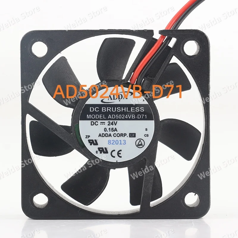 

Новый вентилятор охлаждения AD5024VB-D71 5015 24В 0.15А 5СМ с 2-проводным подключением и регулируемой частотой вращения.