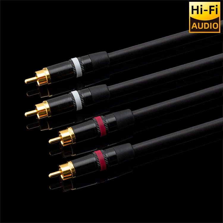 ■ Japan Mogami HIFI RCA To RCA Audio Cable OFC Copper REAN Gold Plated Plug HIFI Signal Line for Studio Equipment Home Theater