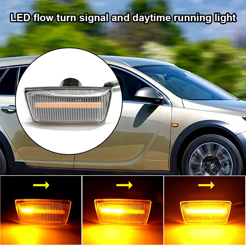 Para luces de panel de hojas fluidas LED Opel, Safran, Astra, Chevrolet, Cruze