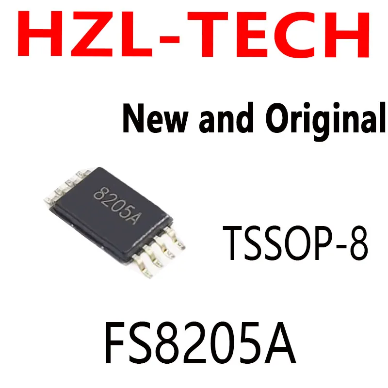 10PCS   TSSOP-8 FS8205A FS8205 CEG8205A CEG8205 TSSOP 8205  8205A  DW01A SOT23-6 FS8205A DW01