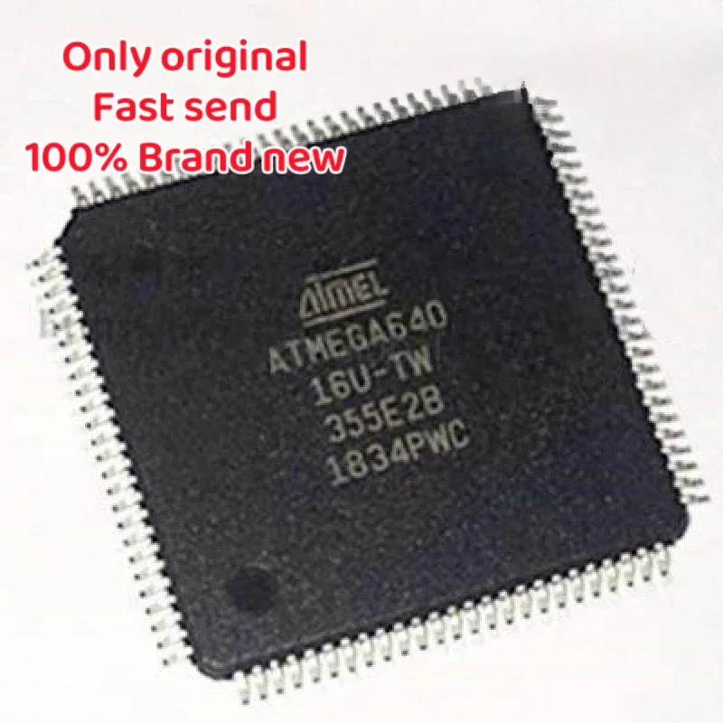 1pcs 100% New ATMEGA640-16AU ATMEGA640V-8AU ATMEGA1280-16AU ATMEGA1280V-8AU ATMEGA2560V-8AU ATMEGA2560-16AU QFP Chipset