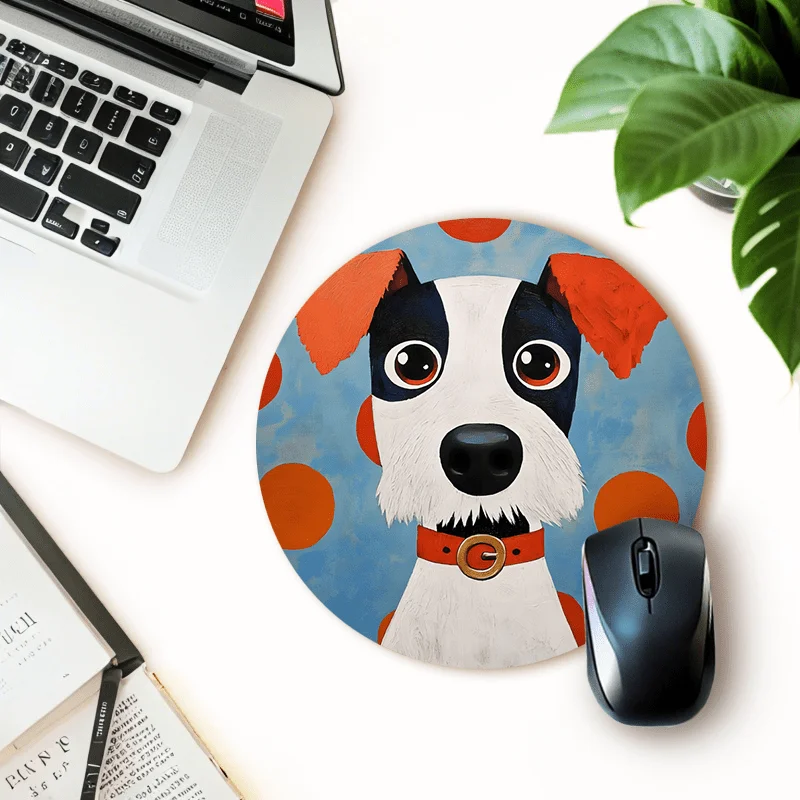 Cartoon dog Desk Mat Small size Colorful Gaming Keyboard Rug Laptop Cool Anime Mouse Pad PC Gamer Mousepad Household Office work