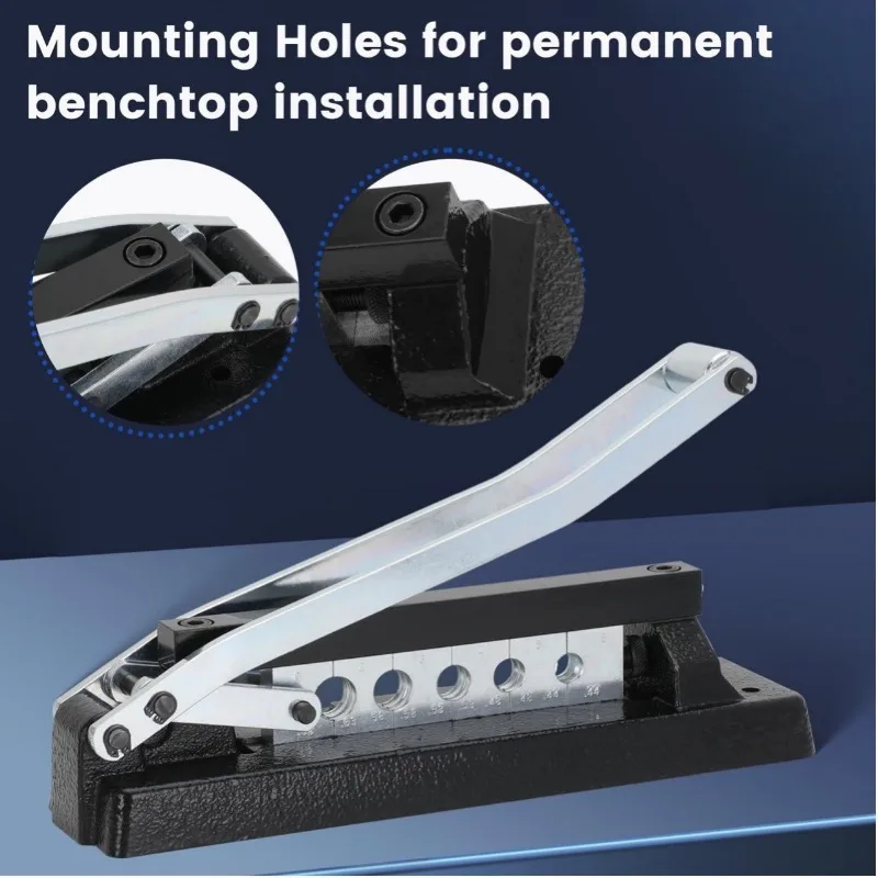 Heavy Standard Hose Crimping Accessory Equipped With 5 Molds For Pipe Fitting Work