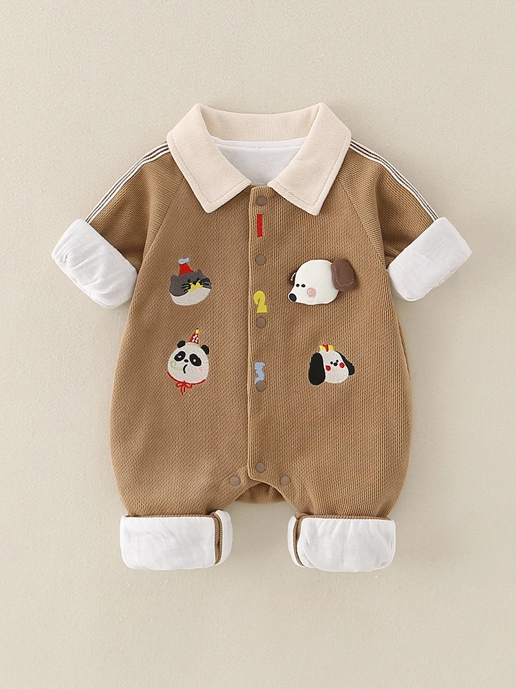 

Осенний новый комплект для мальчика: тонкие универсальные брюки с мультяшным принтом, средней посадки, на каждый день