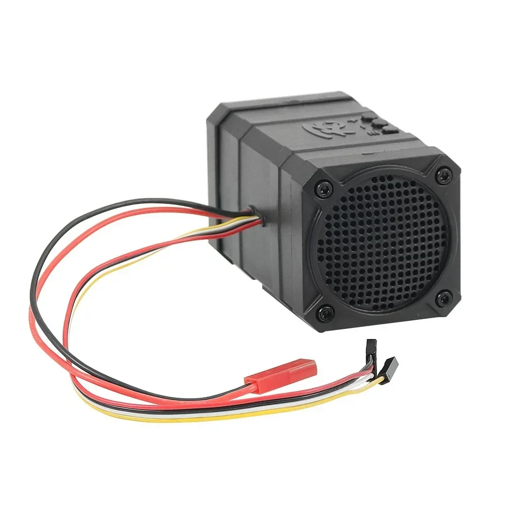 Simulador de sonido de dos canales para coche teledirigido, 10 altavoces con efectos de sonido, grupo de sonido del motor de conexión para 1/10 RC Crawler Axial SCX10 TRX4 D90