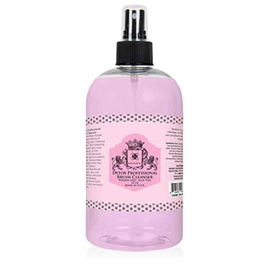 

SHANY DETOX Professional Makeup Brush and Sponge Shampoo Brush Cleanser Removes dirt Makeup from brushes and Sponges Paraben Fr