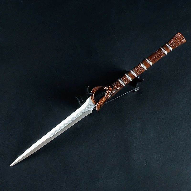 30 cm periféricos de jogo chinês su chang rio faca armas modelo colecionável ornamentos mesa criativo presentes aniversário menino brinquedo