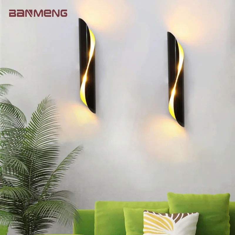 Nordic Modern Simplicity LED wall lamp indoor bedroom bedside living room wall sconce corridor loft stairs lighting fixture