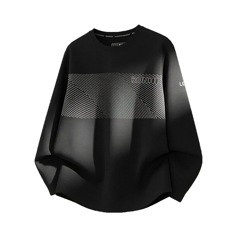 

Men's Quick-Drying Long-Sleeved T-Shirt for Running Fitness Training Spring Outdoor Mountaineering Breathable Sports Jacket