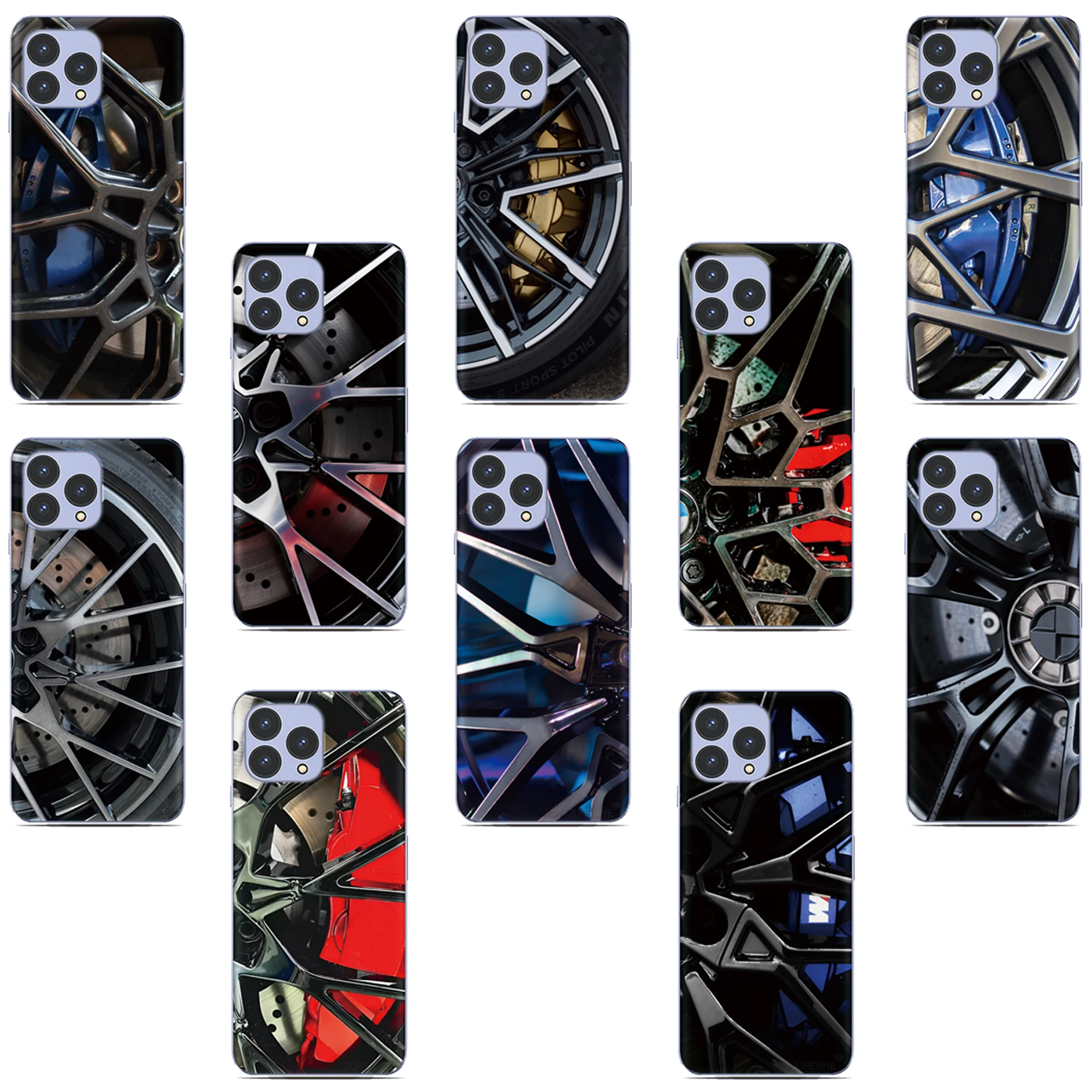 Funda de teléfono Wheel Super Car para LG Wing Velvet K40 K42 K61 K52 K51 K50 K51s K41s Q6 Q7 G8 G7 G6 G8X V50 V60 ThinQ Stylo 5 6