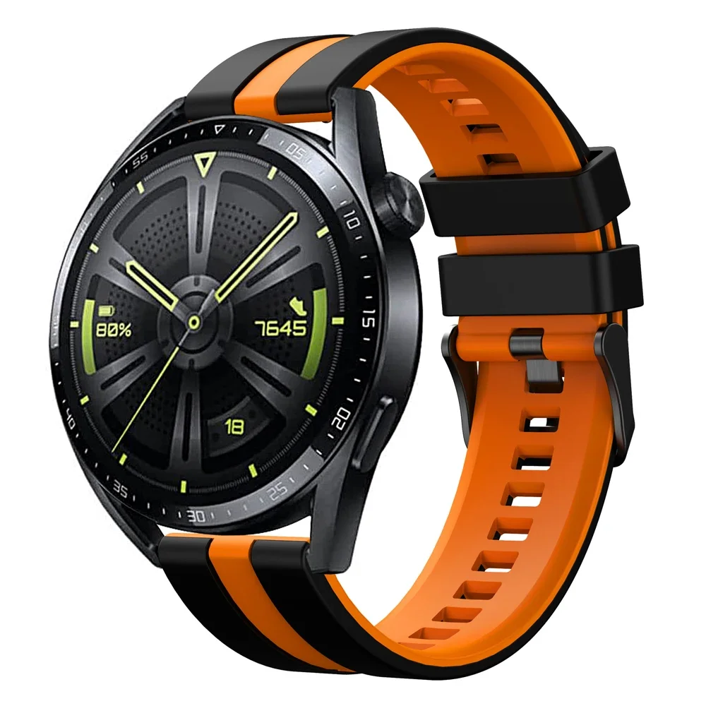 Do zegarka Huawei GT5 GT 5 Pro Pasek 46 mm Pasek 22 mm Silikonowa bransoletka do zegarka Huawei GT4 GT3 GT2 GT 5/4/3/2 Pro 46 mm Correa Wristband