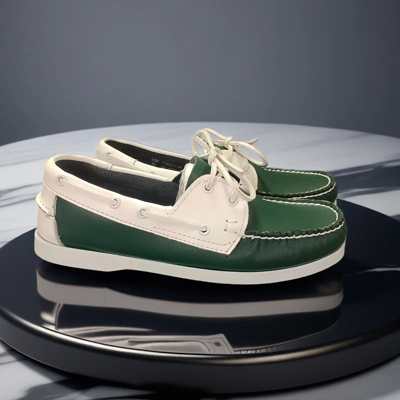 

Мужская повседневная обувь из натуральной кожи, роскошные лоферы, мужские мокасины, топсайдеры ручной работы, удобная обувь-ПОРТАНДИЯ