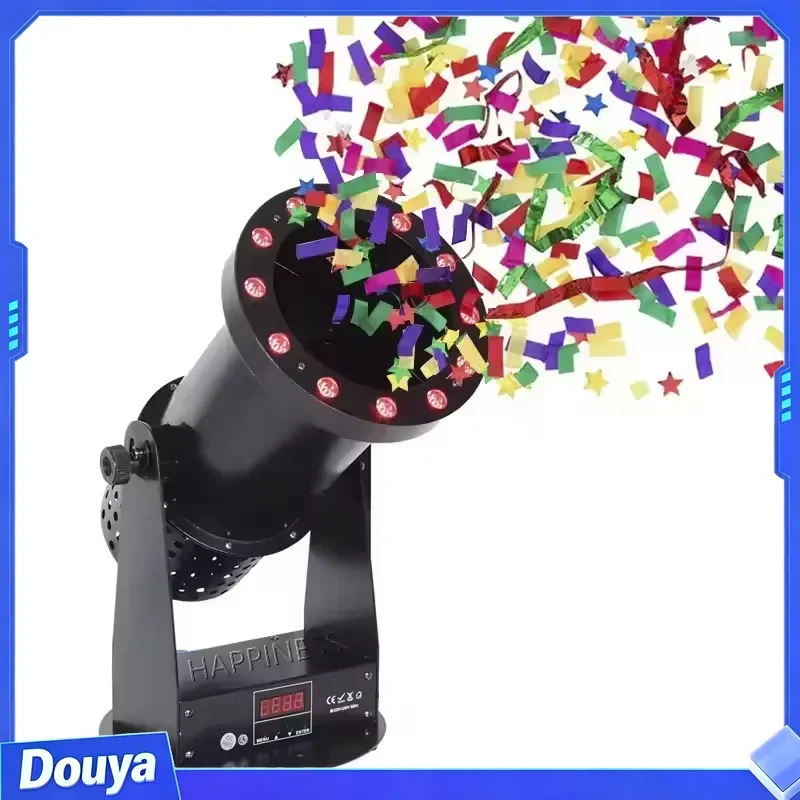 1500W LED Metal Waterproof Confetti Blower Stage Special Effects Equipment Party for Wedding Festival Celebration