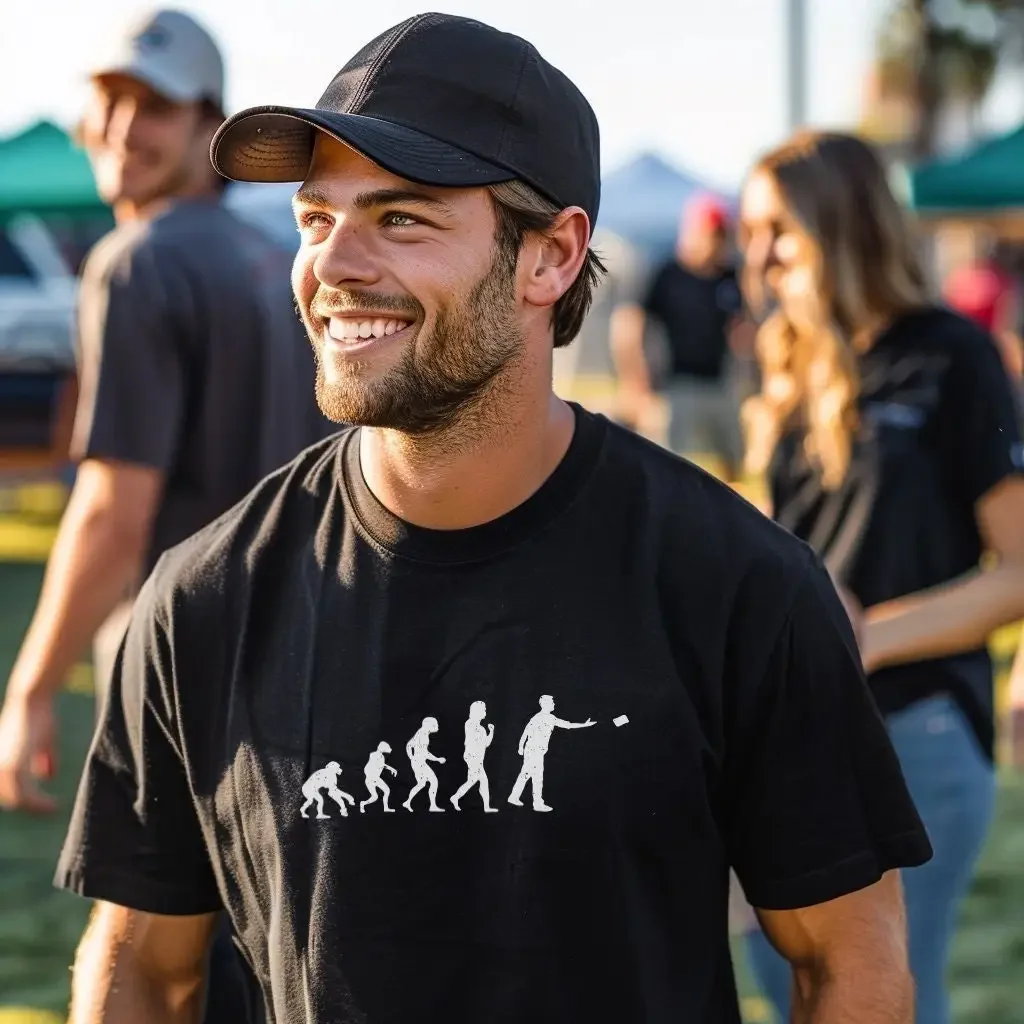 Must have Cornhole T Shirt Evolution Funny Game Player Design Perfect for Enthusiasts His Hers Apparel