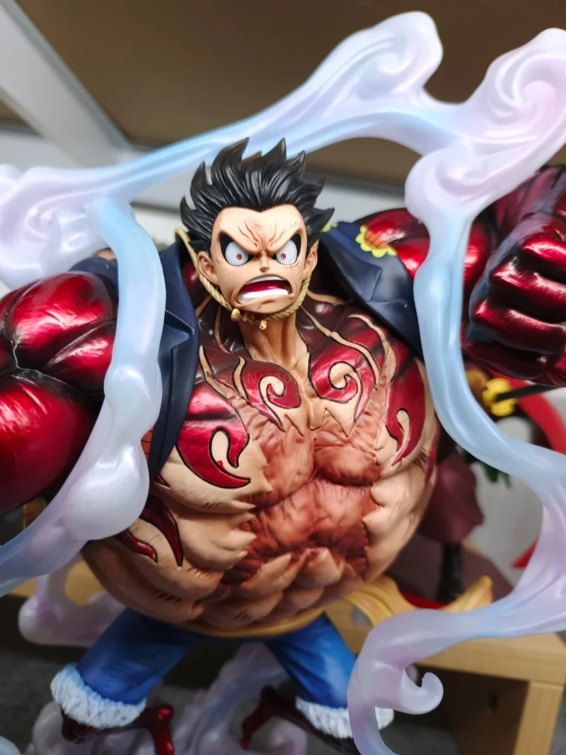 40 CM One Piece Anime Figur Unglaubliche 4 Gang JT Luffy Action Figur Statue Pvc Sammlung Modell Spielzeug Kinder Weihnachten geschenk