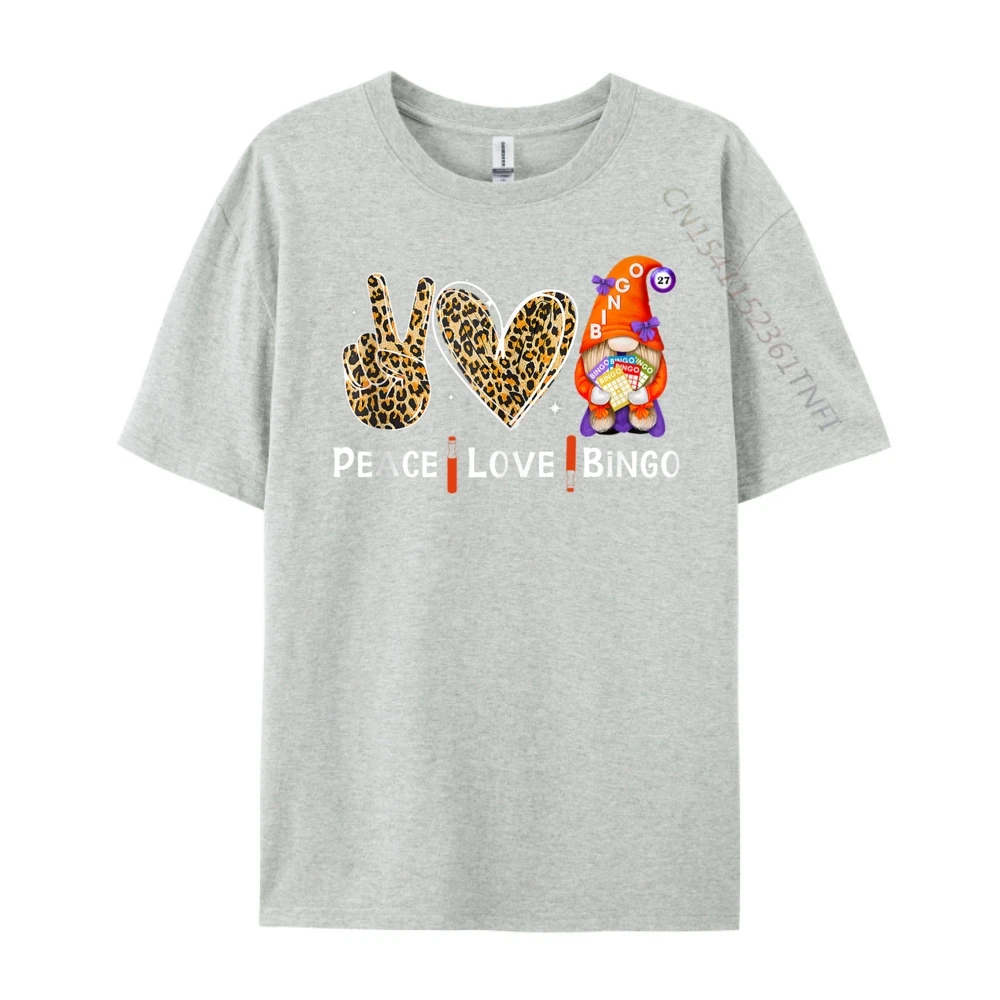 

Peace Love Bingo Oversized T Shirt Men T-Shirts Tshirt Loose Graphic Tees New Shirts And T-Shirts Luxury Clothing