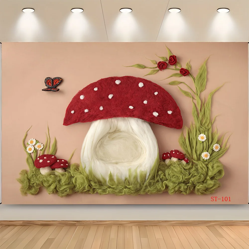 Baby neonato cesto floreale fotografia fondali puntelli bambini festa di compleanno Studio fotografico sfondo VT-12