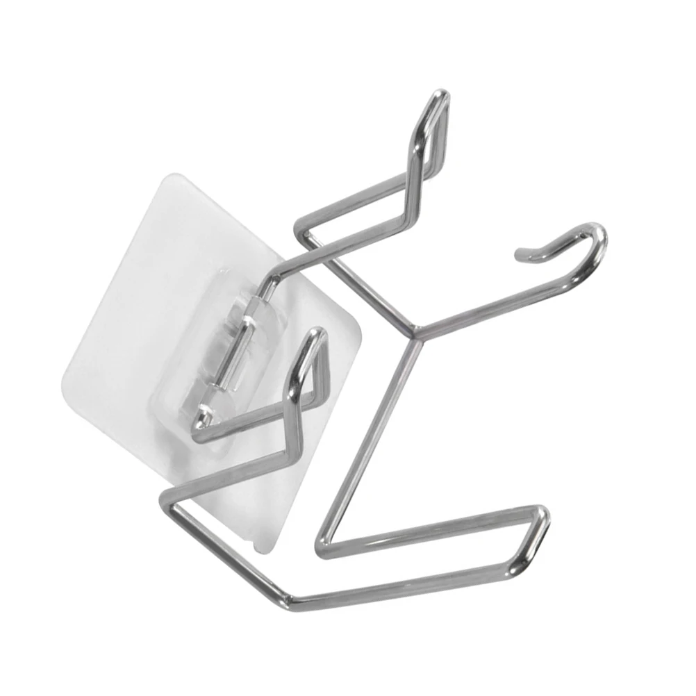 

Hair Dryer Mount Storage Organizer Stainless Steel Suction Cup Shelf Bathroom Bedroom-Compatible Strong Load-Bearing