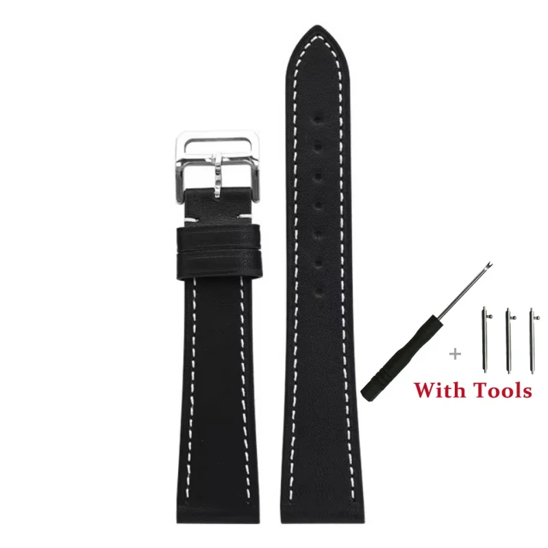 17mm 18mm 19mm 20mm 21mm 22mm 24mm Quick Release Öl Wachs Farbverlauf Retro Kalbsleder Leder Uhrenarmband für Universal Uhrenarmband – Detail 12