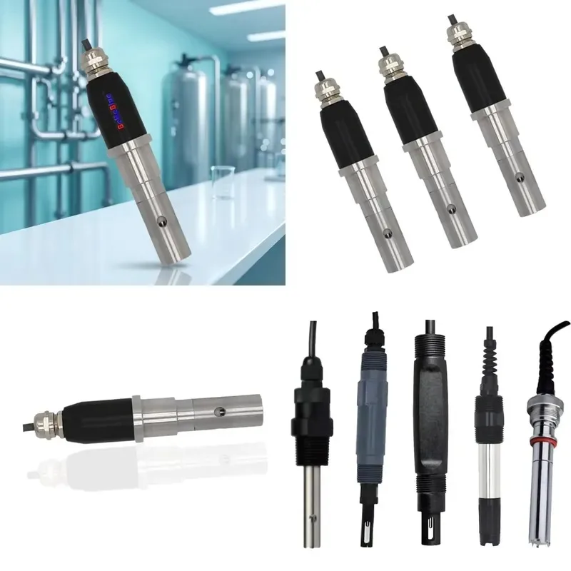 BetteBlue Pure Water Conductivity Sensor for Water Treatment 0-100 S/cm Range 0-50 G/L TDS 0~80 Temperature