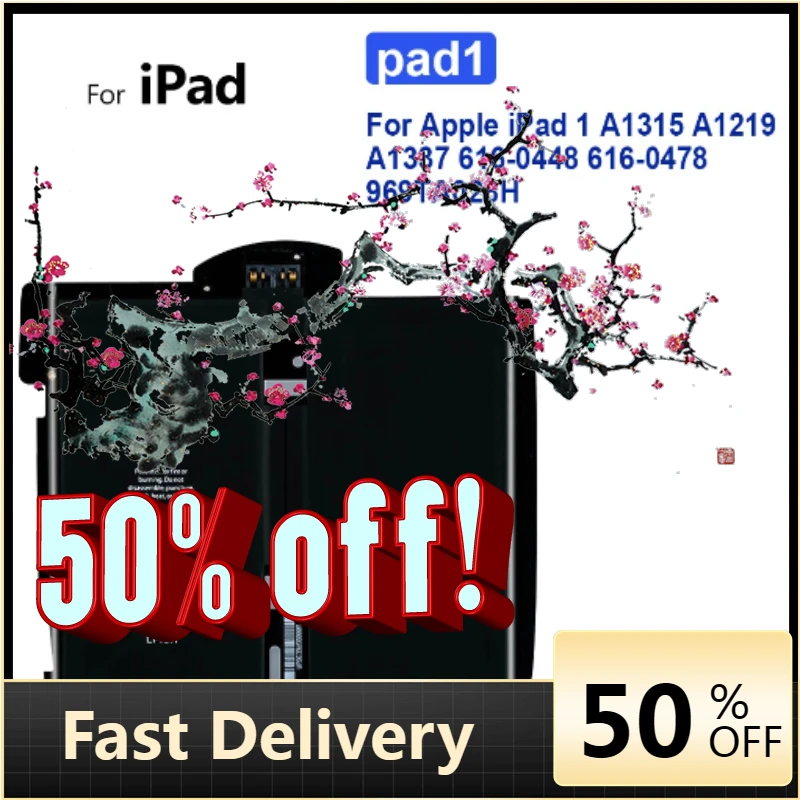 

【Fast Delivery】A1315 A1397 A1416 A1475 A1566 A2200 A2270 AA2602 A2777 A2696 Battery for IPad 1/2/3/4/5/6/7/8/9/10 Battery