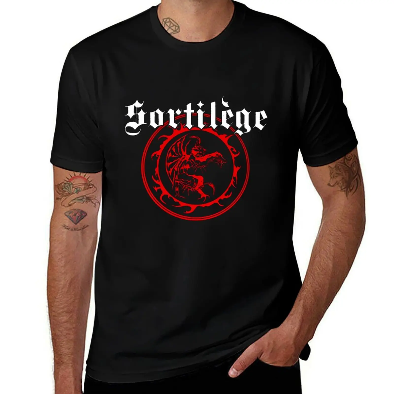 

Sortilege T-Shirt blue lock cotton graphic tees new edition mens t shirt graphic