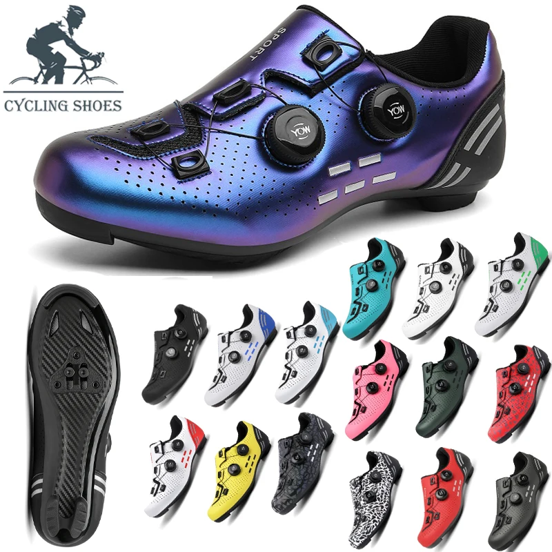 2023 Best-selling cycling sneakers Men's carbon sports speed cycling shoes Women's SPD road cycling shoes