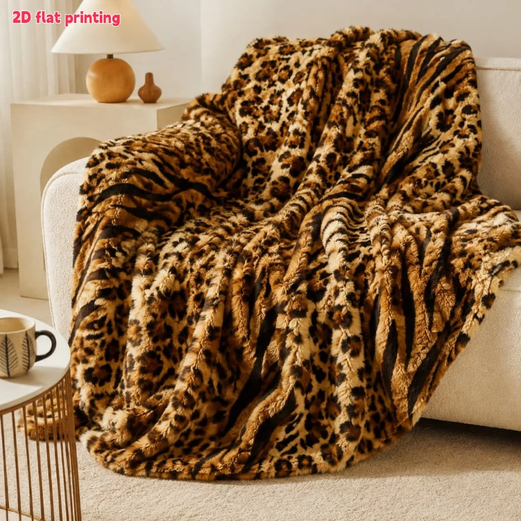 Soft Flannel Throw Blanket Autumn Tartan Plaid Print Warm Cozy Cover for Sofa Vintage Fall Tone Pattern Living Room Home