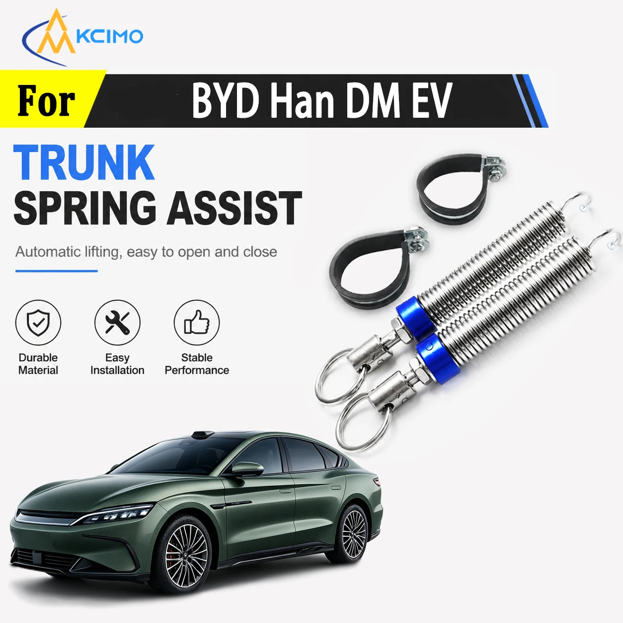 High Quality Metal Trunk Spring For BYD Han DM EV Reliable, Quick Install Safe Reliable Performance No Tools Required