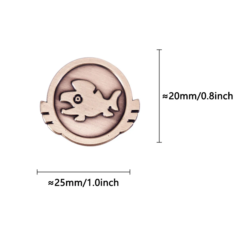 Splatoons Big Run Vintage Metal Badge Game Fashion Logo Brooch For Various Clothing Backpacks