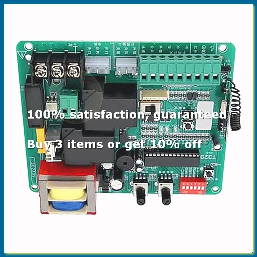 Circuit Control Board,Automatic Door Opener Control Board,Main Electronic Control Board for Sliding Gate Motor 220V-A62I
