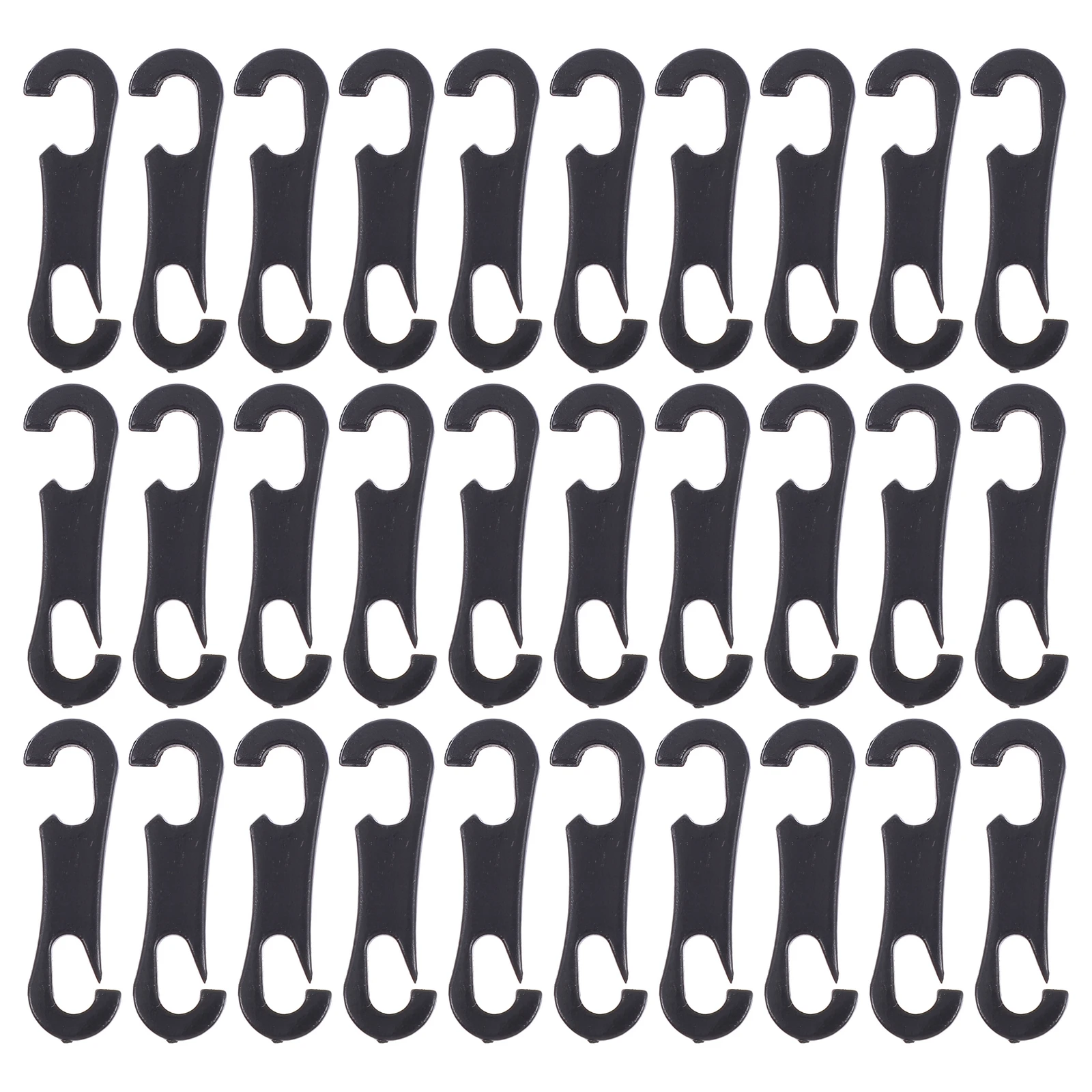

200pcs Car Seat Cushion Hooks 3 5cm ABS S Shape Durable Plastic Sturdy Easy Install Vehicle Accessories Car Interior