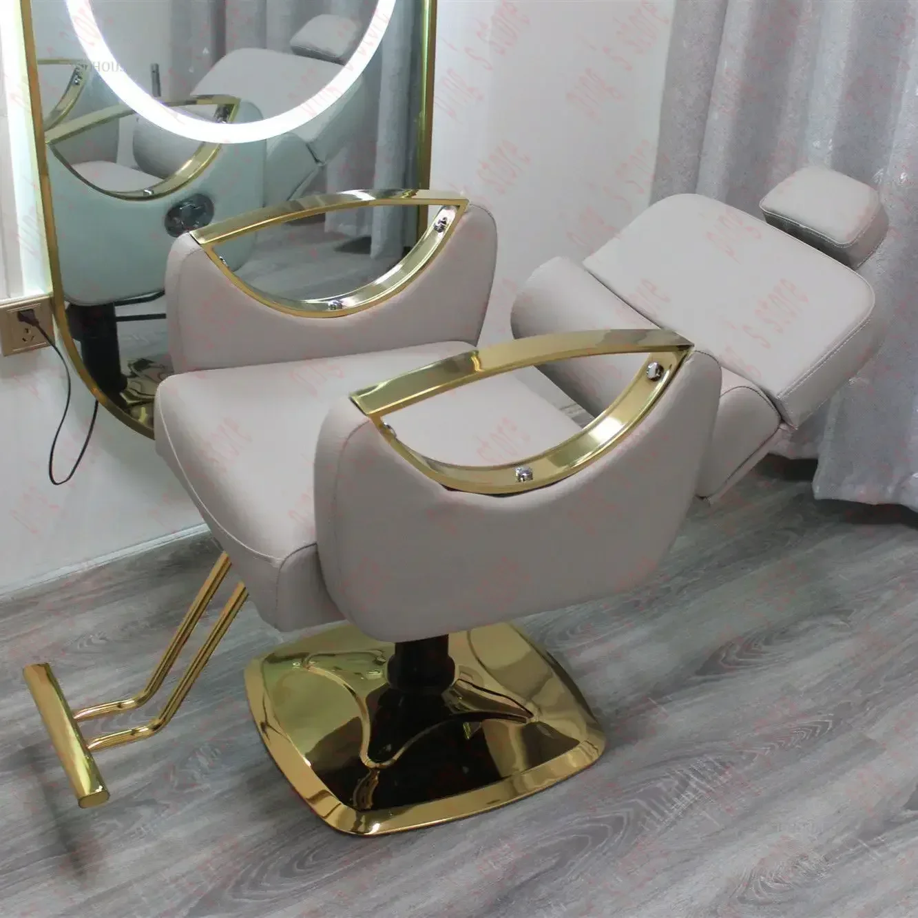 Nordic Barber Chairs Special Hair Salon Chair Can Be Tipped Down Hairdressing  Simple  Furniture for Beauty 