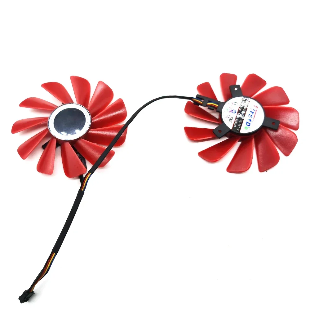 2 uds 85mm RX-570-RS RX-580-RS FD10U12S9-C ventilador para XFX RX470 RX570 RS RX580 RS reemplazo de refrigeración de tarjeta gráfica de vídeo