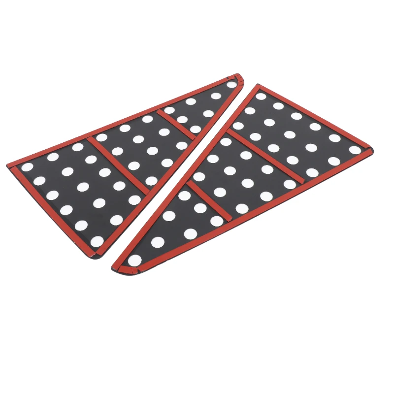 

Aluminum Alloy Black Car Rear Triangular Glass Window Honeycomb Panel Cover Trim Car Accessories For Great Wall Tank 400 2023-25