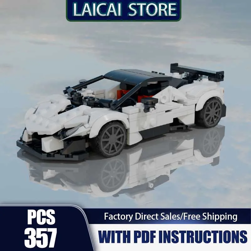 

Супер автомобили Moc, строительные блоки, SSC Striker Speed Champions, модель, технология, сборка кирпичей, праздничный набор подарков, игрушка