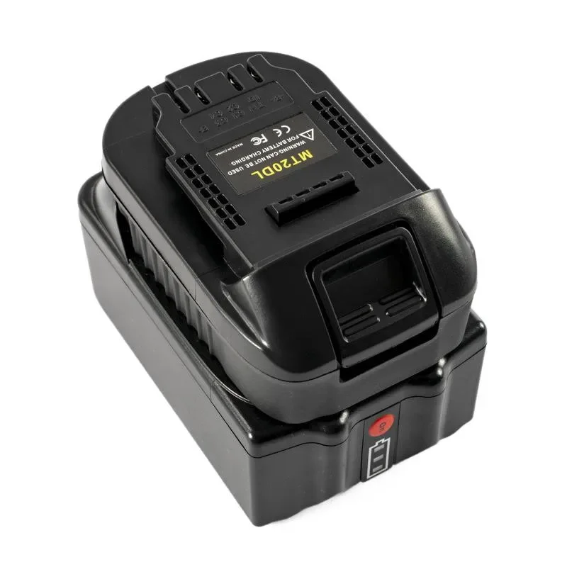 MT20DL For Makita Battery Adapter switch to Dewalt For Bl1830 Bl1860 Bl1815 Li-Ion Battery For dewalt tools