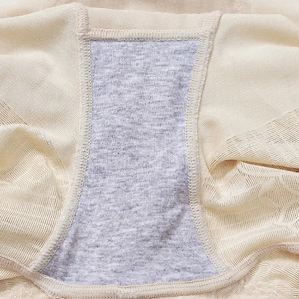 Malha transparente renda emagrecimento shapewear cintura alta sem costura corpo moldar briefs barriga contração shapers