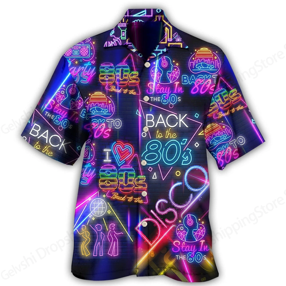 Men's Hawaiian Shirt Party Beer 3d Print Beach Shirts Short Sleeve Hawaiian Shirts Retro Graphic Shirt Cuba Camisa Men Women Top