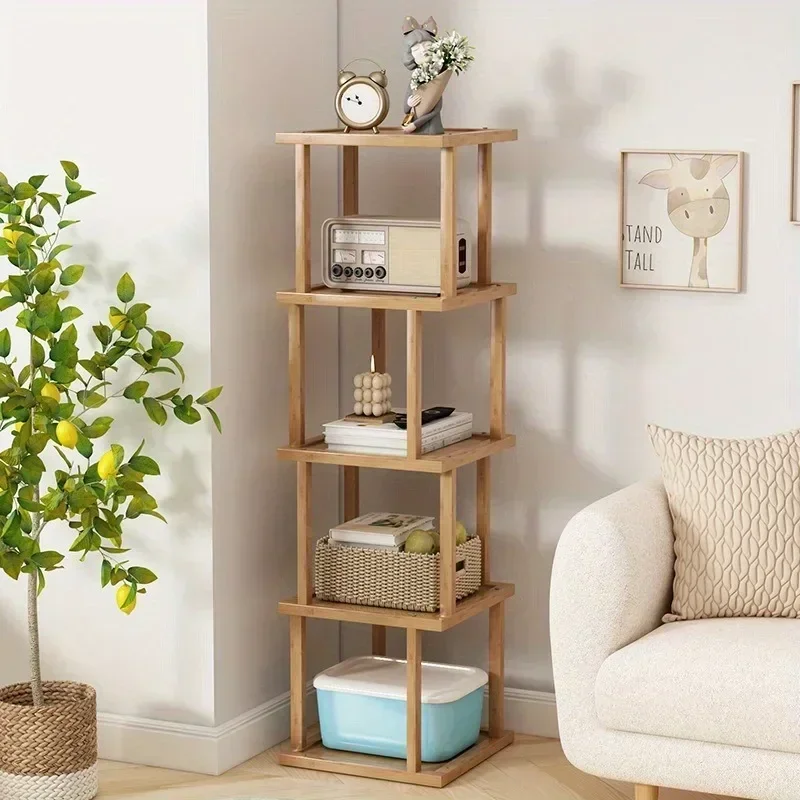 Corner Bookcase Storage Magazine Rack Organizer Bedroom Racks Book Shelf Multi-purpose Mobili Per Il Soggiorno Furniture Home