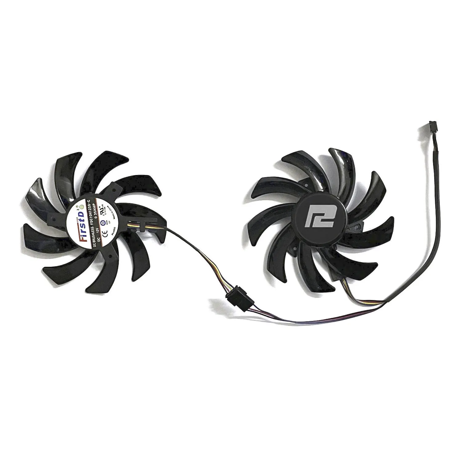 85MM 4-pin FDC10H12S9-C T129215BU RX 5700 5500 5600 XT graphics card fan for Powercolor RX 6700XT 6600XT 6600XT 6600 fighter fan