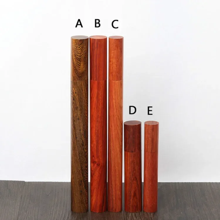 1pcs 5/10/20g Vietnam Rosewood Case Meditation Stick Incense Storage Box Sandalwood Line Incense Tube Pear Barreel Accessories