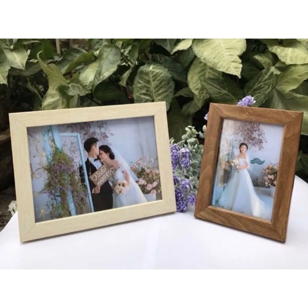 Multifunctional Picture Photo Frame Bracket Stand Durable PVC Back Board Backboard Holder Home Decor