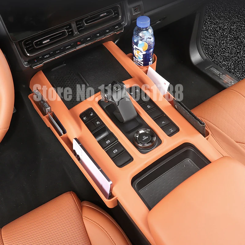 Silicone Center Console Storage For Great Wall Haval H9 2024 2025 Sleeve Gear Cover Interior Upgrade