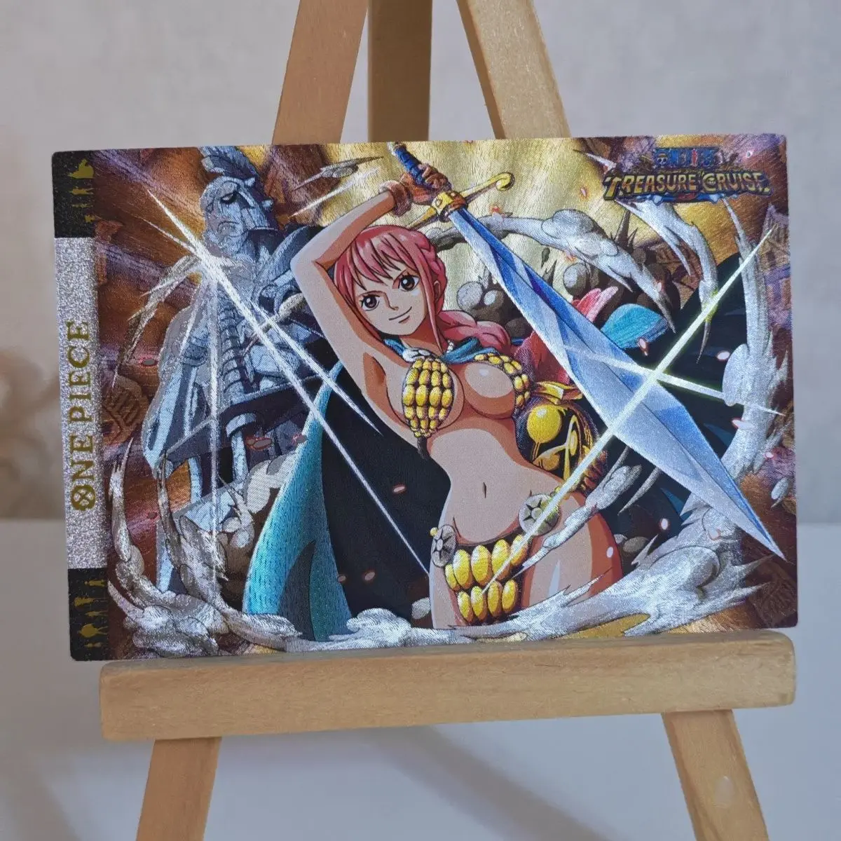 Diy opcg auto-feito uttar rebecca coleção cartão anime dos desenhos animados hody jones versão horizontal semi-grosso flash artesanato cartão brinquedos