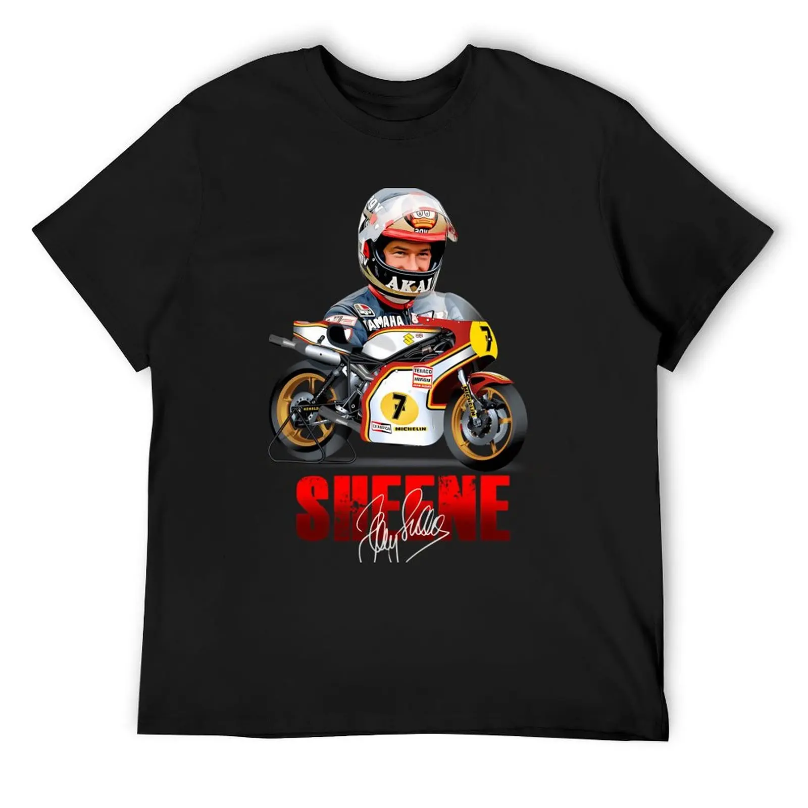 Barry Sheene BK &x28;4&x29; T-Shirt heavyweights oversized t shirt cute tops black t shirts for men