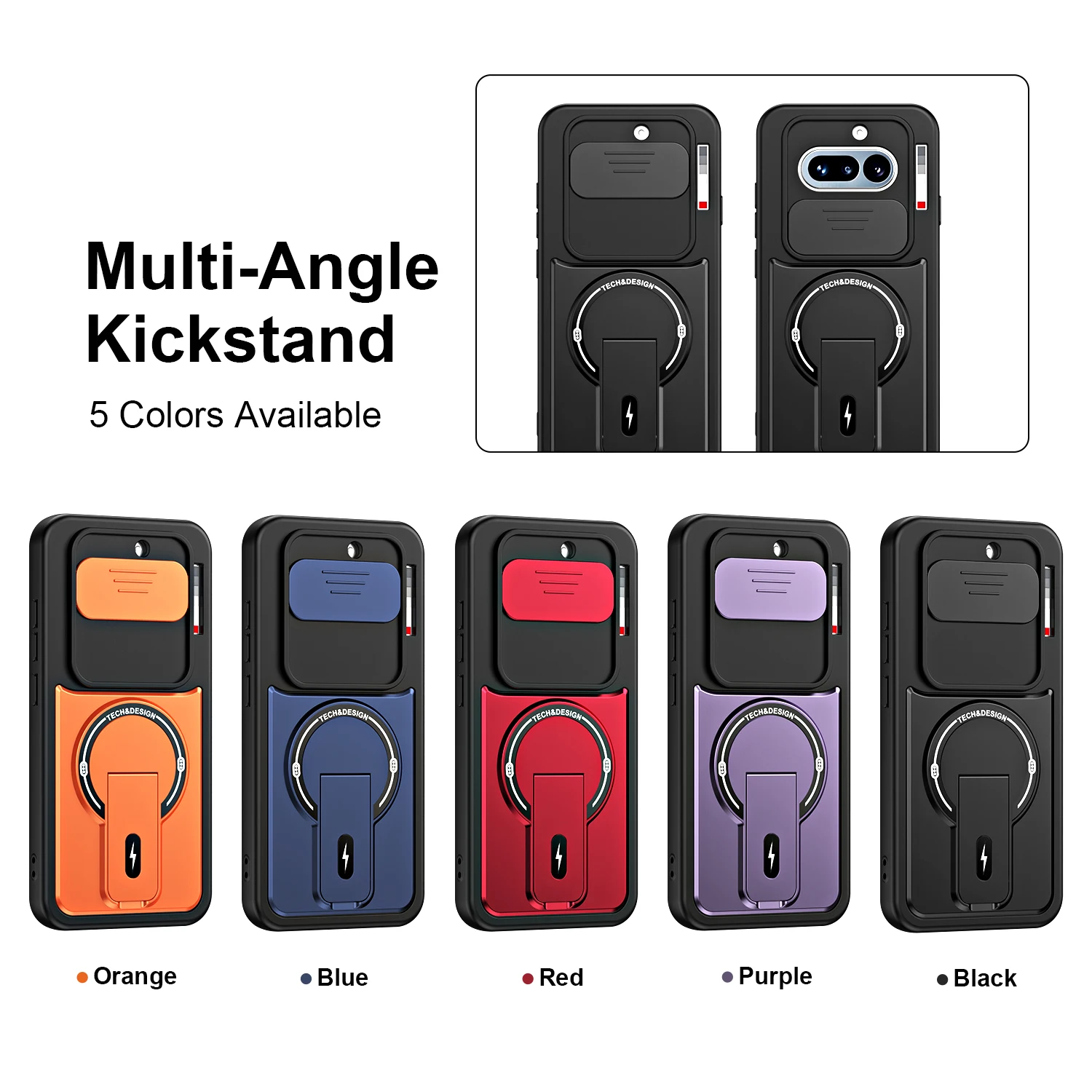 Auto-Magnethalterung für Magsafe-Hülle für Nothing Phone 4A Pro Armor, stoßfeste Linsenschutz-Telefonabdeckung – Detail 11