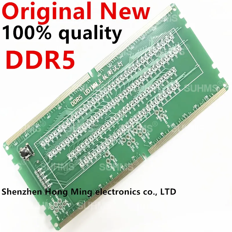 Memory Slot DDR2 DDR3 DDR4 DDR5 Diagnostic Analyzer Test Card SDRAM SO-DIMM Pin Out Notebook LED Tester Card