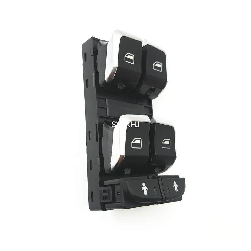 4GD959851B Black Chrome Window Glass Master Lift Control Switch For Audi A4 A6 A7 A8 Q3 Q5 S6 C7 S8 TT R8 RS6 RS7 RSQ3 2011-2015